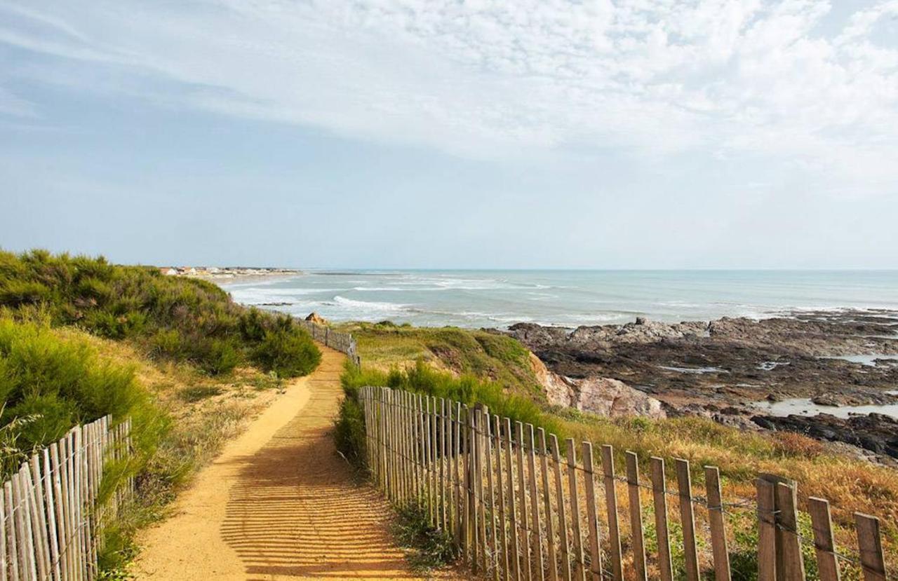 Chalet Pour 6 Dans Un Domaine Avec Piscine Brétignolles-sur-Mer Eksteriør bilde
